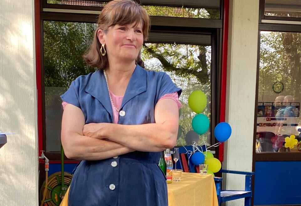 Die Familien lagen ihr immer am Herzen - Verena Blaschka hat 28 Jahre lang den inklusiven Carl-Weber-Kindergarten geleitet und geht jetzt in den Ruhestand.