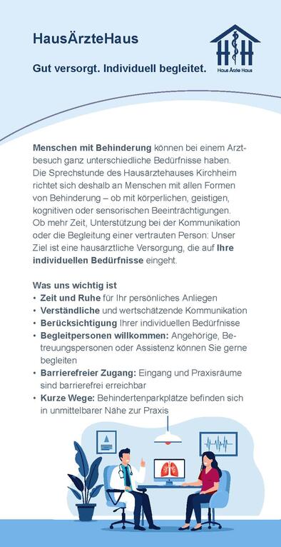 Flyer Ärztehaus Seite 1